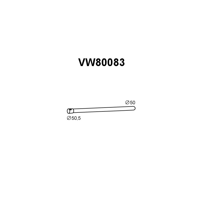 Tuyau d'échappement VENEPORTE