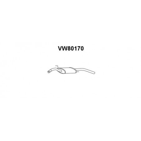 Silencieux arrière VENEPORTE