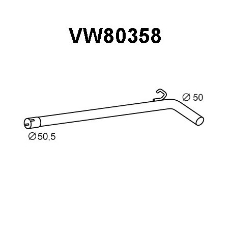 Tuyau d'échappement VENEPORTE