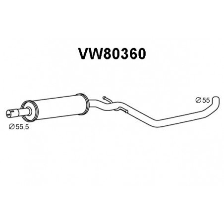 Silencieux intermédiaire...