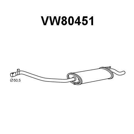 Silencieux arrière VENEPORTE