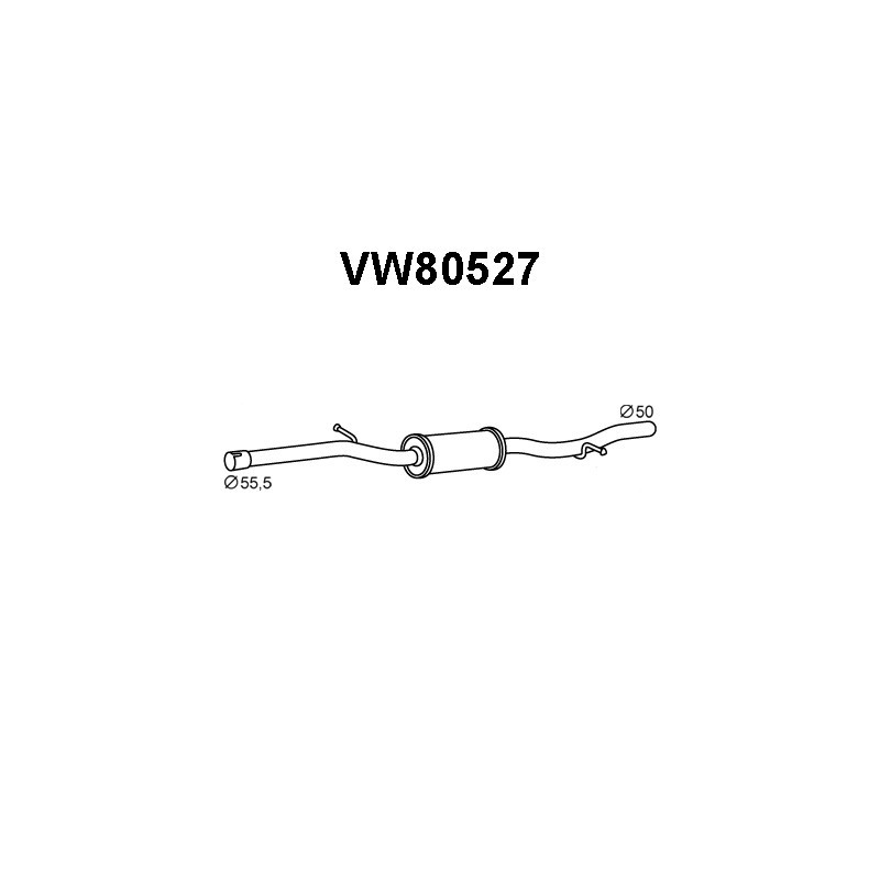 Silencieux intermédiaire VENEPORTE