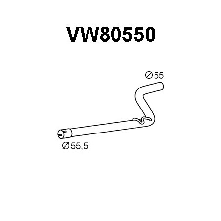 Tuyau d'échappement VENEPORTE