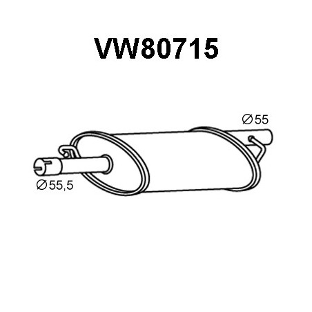 Silencieux avant VENEPORTE