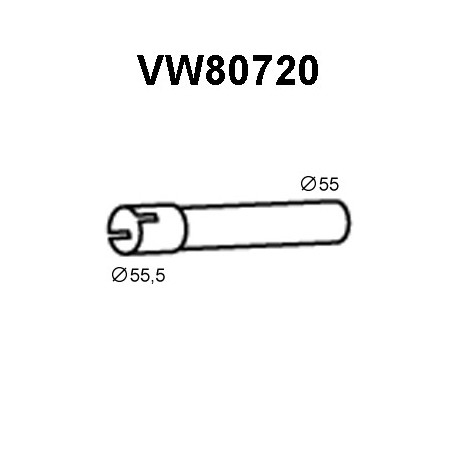 Tuyau d'échappement VENEPORTE