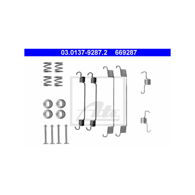 Kit d'accessoires (mâchoire de frein) ATE