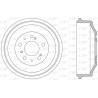 Tambour de frein OPEN PARTS