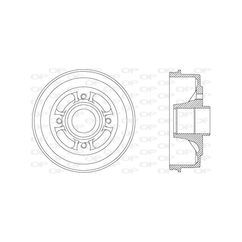 Tambour de frein OPEN PARTS