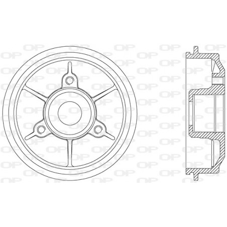 Tambour de frein OPEN PARTS