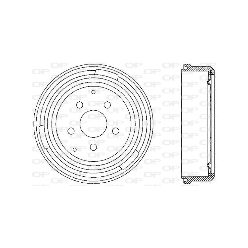 Tambour de frein OPEN PARTS