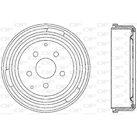 Tambour de frein OPEN PARTS