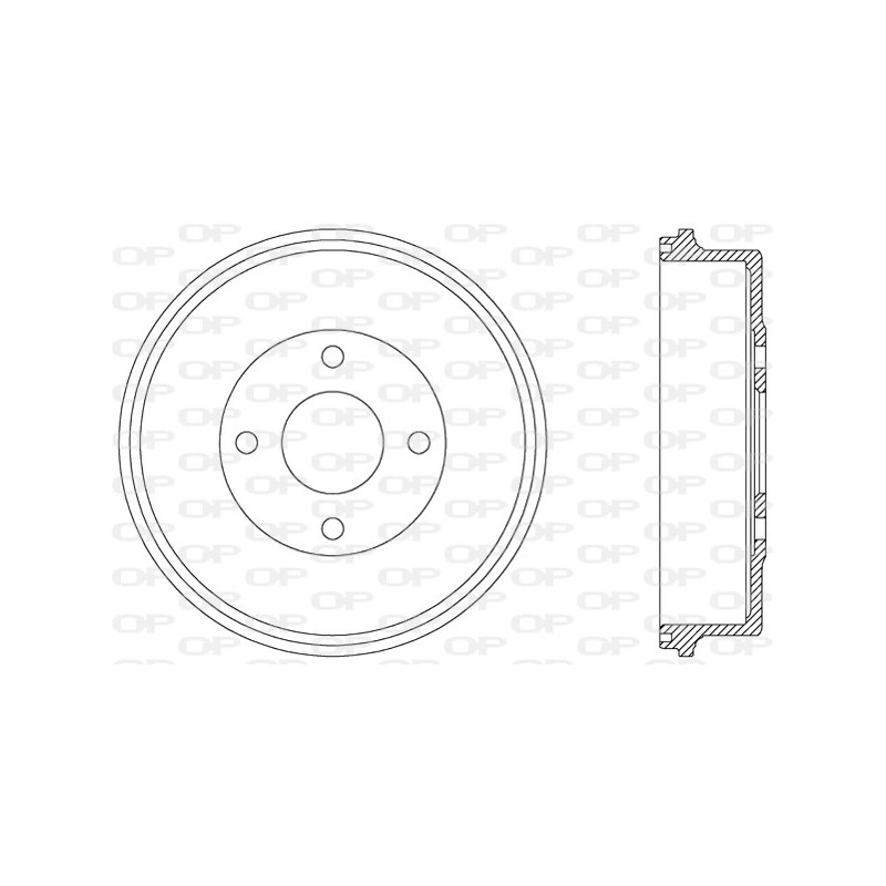 Tambour de frein OPEN PARTS