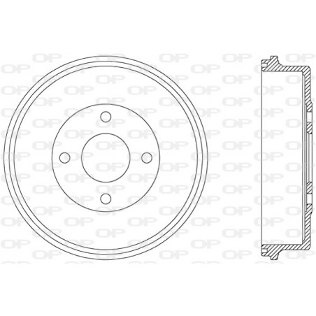 Tambour de frein OPEN PARTS