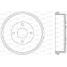 Tambour de frein OPEN PARTS