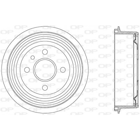 Tambour de frein OPEN PARTS