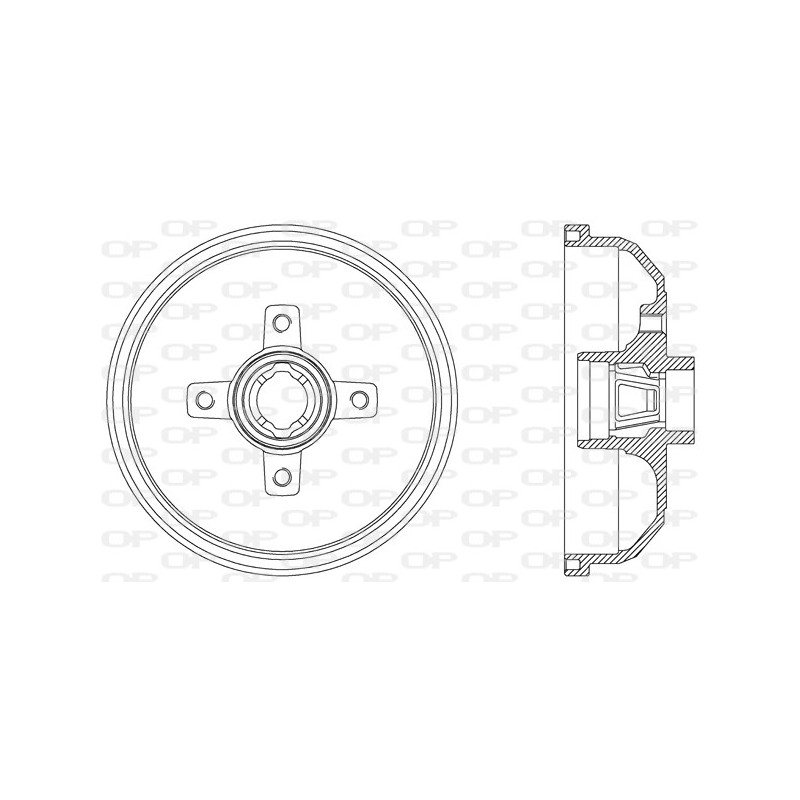 Tambour de frein OPEN PARTS