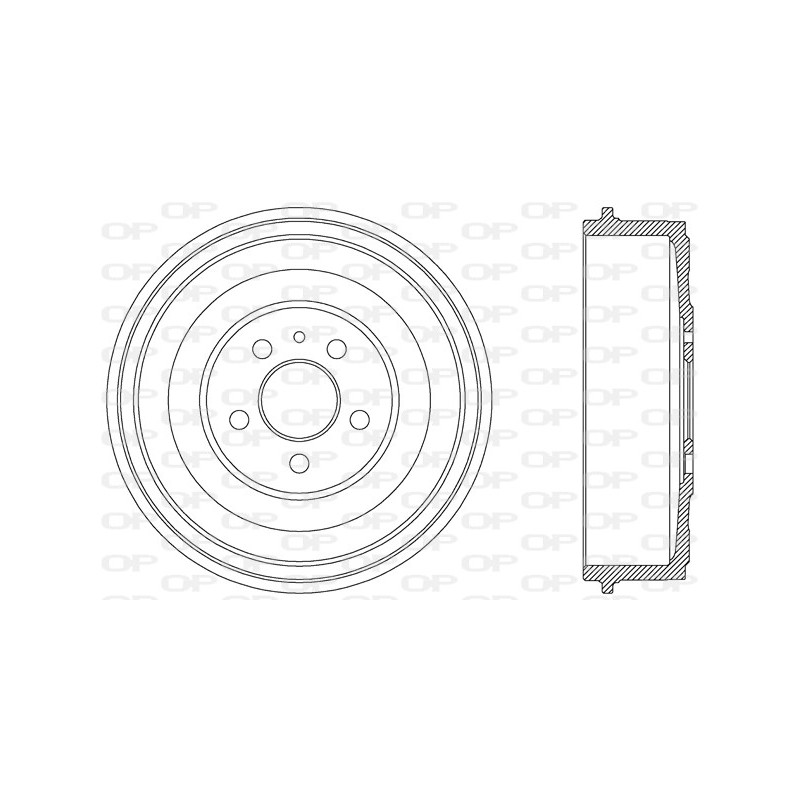 Tambour de frein OPEN PARTS