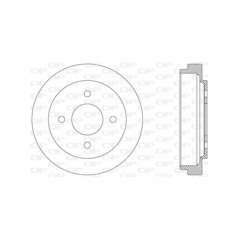Tambour de frein OPEN PARTS