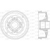Tambour de frein OPEN PARTS