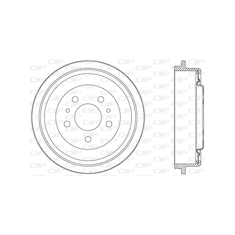Tambour de frein OPEN PARTS