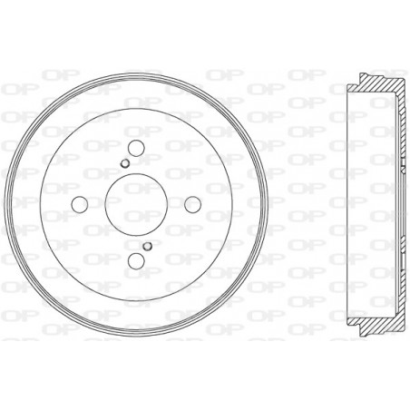 Tambour de frein OPEN PARTS