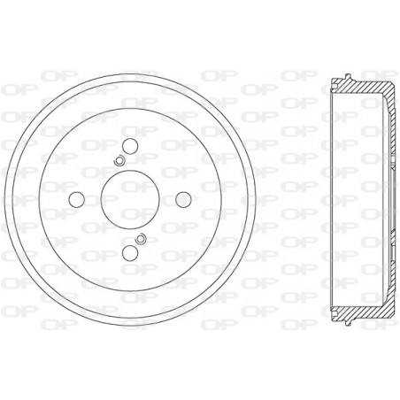 Tambour de frein OPEN PARTS