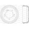 Tambour de frein OPEN PARTS
