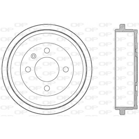 Tambour de frein OPEN PARTS