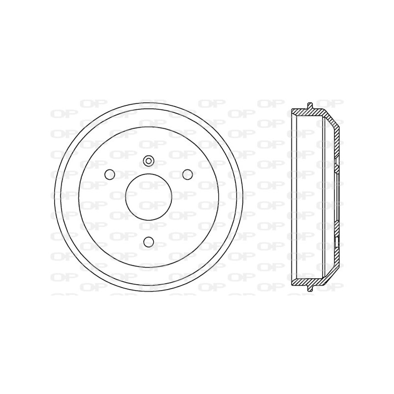 Tambour de frein OPEN PARTS