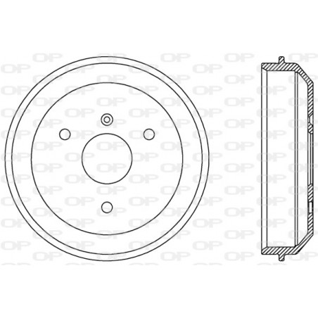 Tambour de frein OPEN PARTS