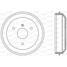 Tambour de frein OPEN PARTS
