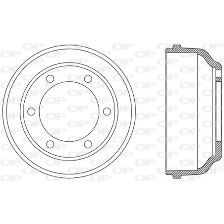 Tambour de frein OPEN PARTS