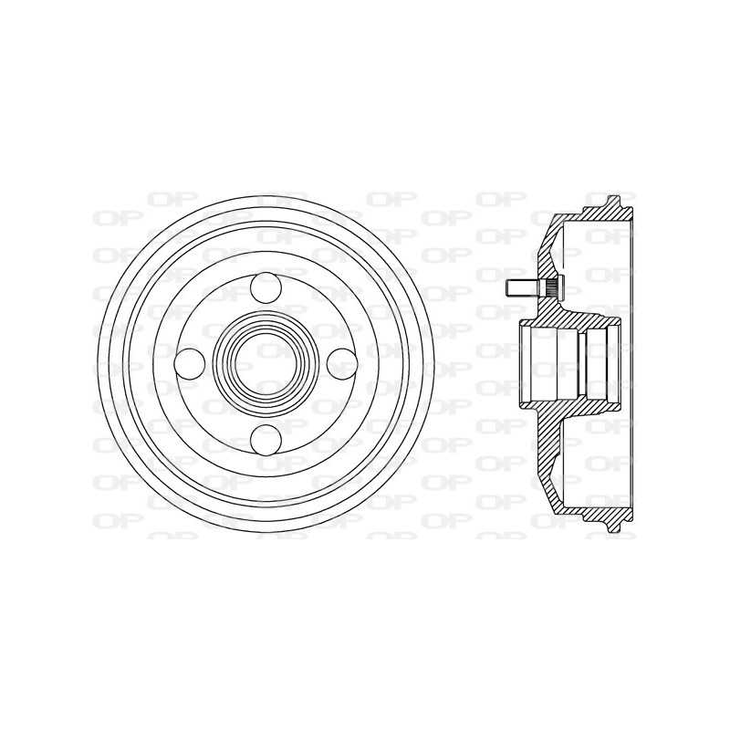 Tambour de frein OPEN PARTS
