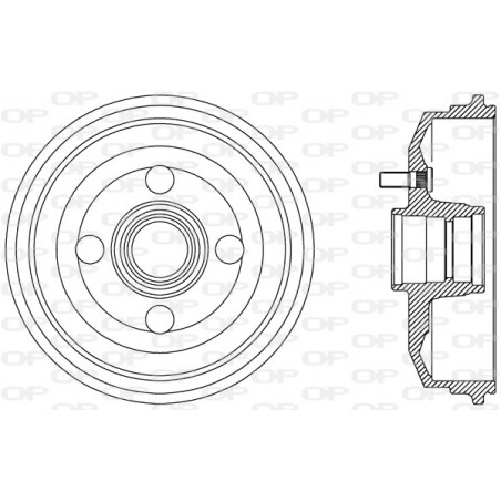Tambour de frein OPEN PARTS