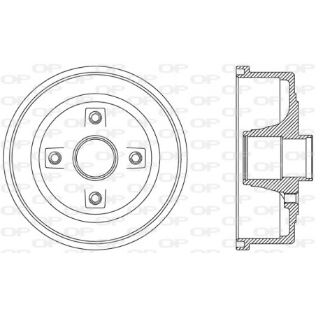 Tambour de frein OPEN PARTS