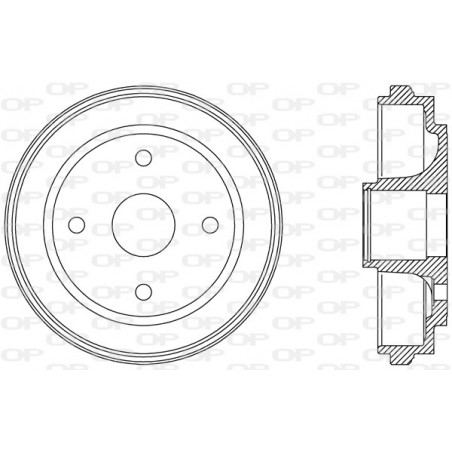Tambour de frein OPEN PARTS