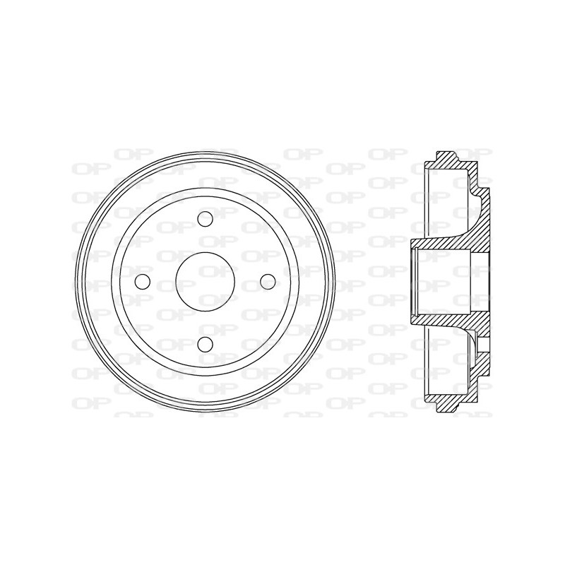 Tambour de frein OPEN PARTS
