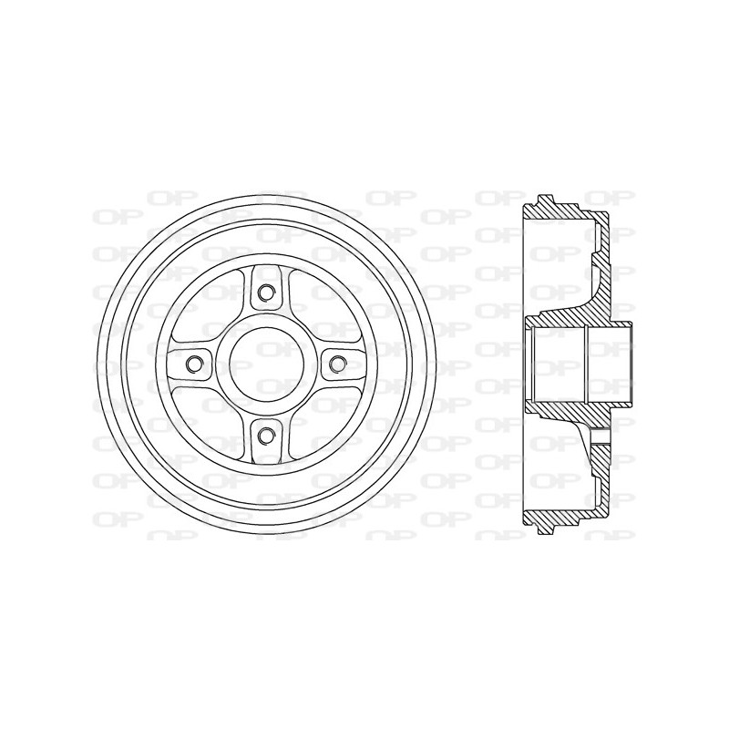 Tambour de frein OPEN PARTS