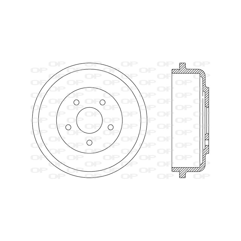 Tambour de frein OPEN PARTS
