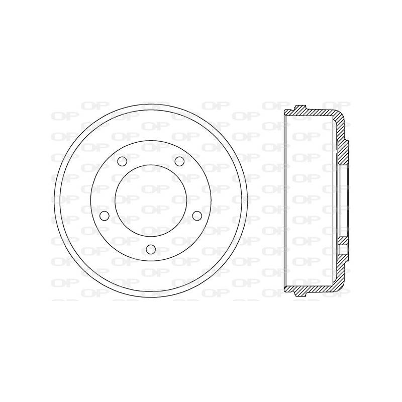 Tambour de frein OPEN PARTS