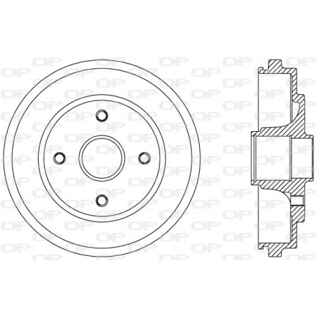 Tambour de frein OPEN PARTS