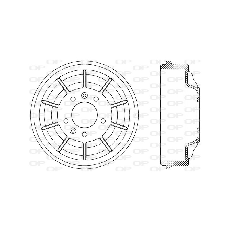Tambour de frein OPEN PARTS