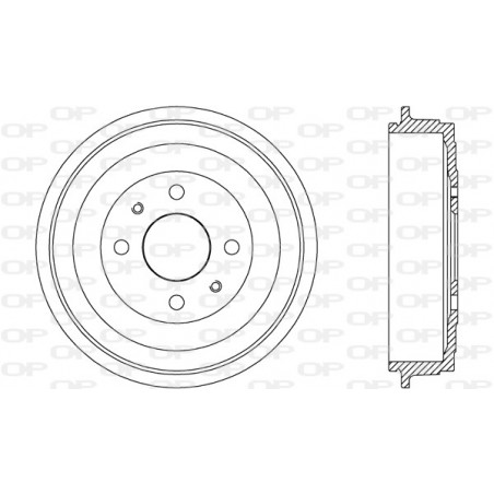 Tambour de frein OPEN PARTS