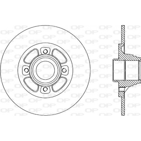 Disque de frein OPEN PARTS