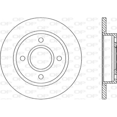 Disque de frein OPEN PARTS