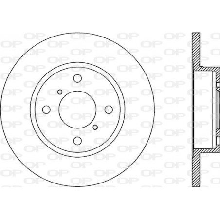 Jeu de 2 disques de frein...