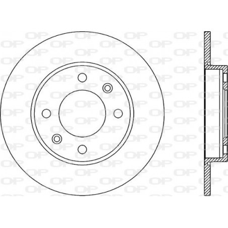 Disque de frein OPEN PARTS