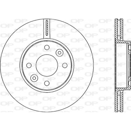 Disque de frein OPEN PARTS