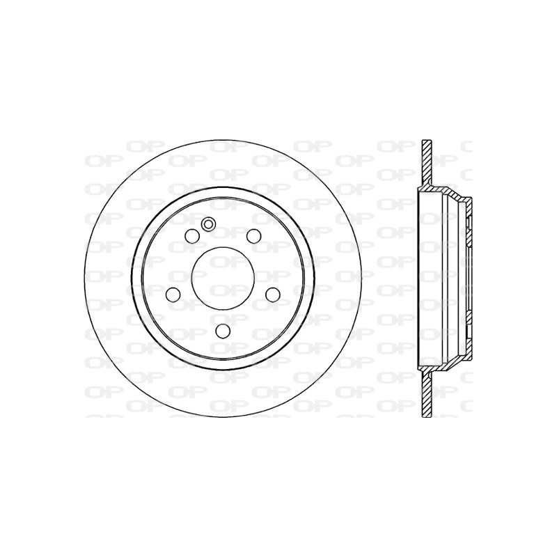 Jeu de 2 disques de frein OPEN PARTS