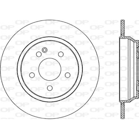 Jeu de 2 disques de frein OPEN PARTS